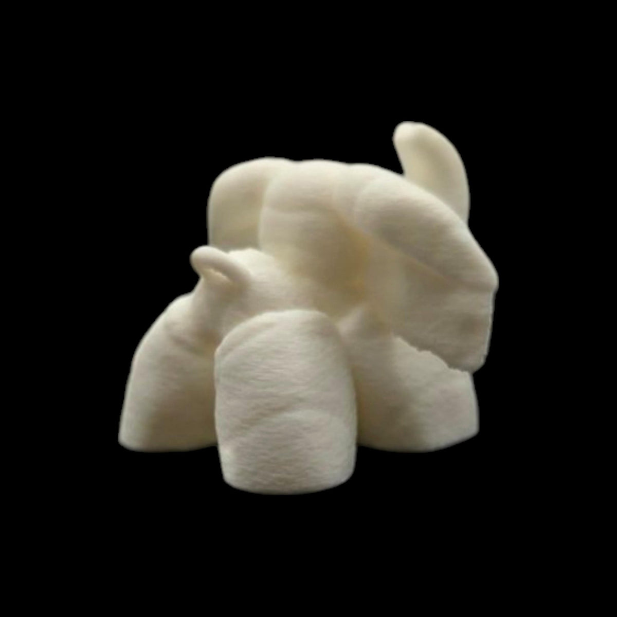 White Elephant Towel Animal Keychain Souvenir Travel Accessory Vacation Carnival Cruise Line - JM Designs